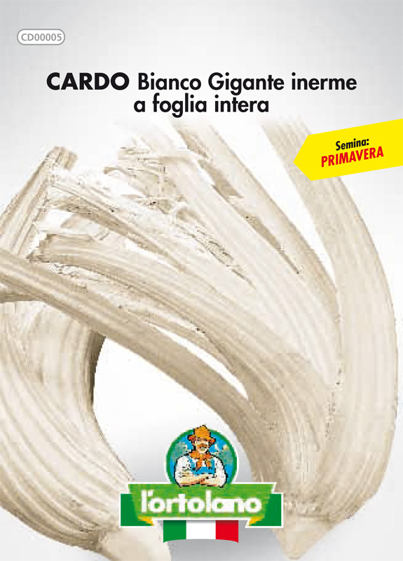 Immagine prodotto CARDO Bianco Gigante inerme a foglia intera